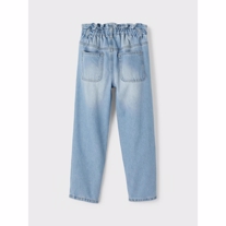 NAME IT Broderede Blomster Jeans Bella Light Blue